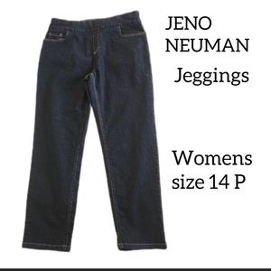 JENO NEUMAN JEGGINGS WOMENS SIZE 14 P CROP/ ANKLE LEG